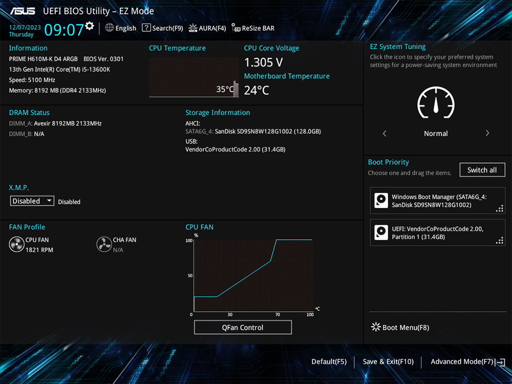 PRIME H610M-K D4 ARGB