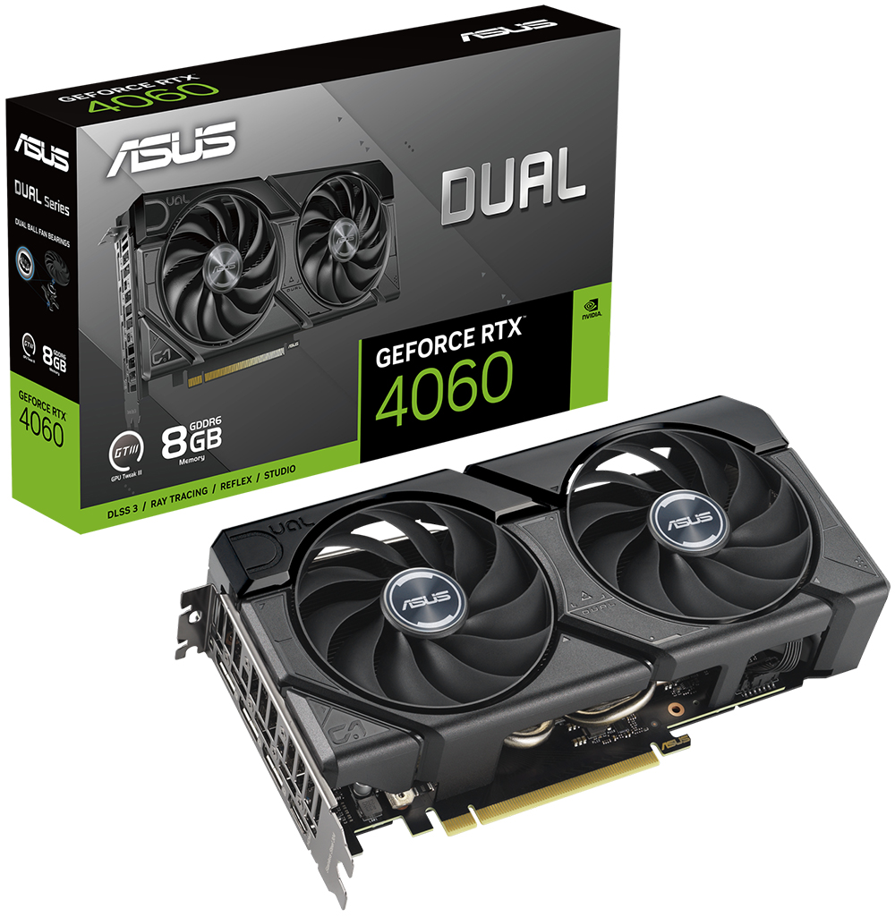 ASUS Dual GeForce RTX™ 4060 EVO 8GB GDDR6