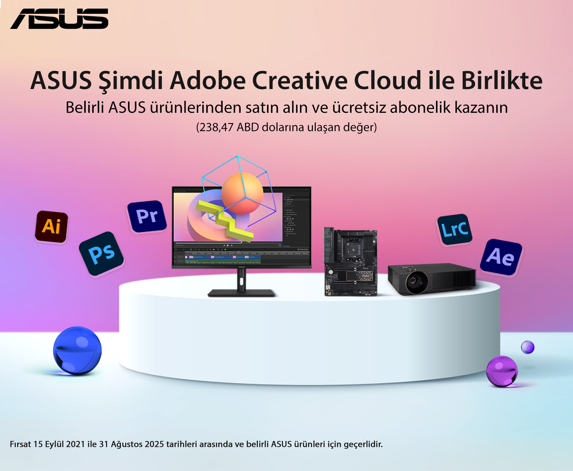 ASUS ŞİMDİ ADOBE CREATIVE CLOUD İLE BİRLİKTE ASUS ŞİMDİ ADOBE CREATIVE CLOUD İLE BİRLİKTE