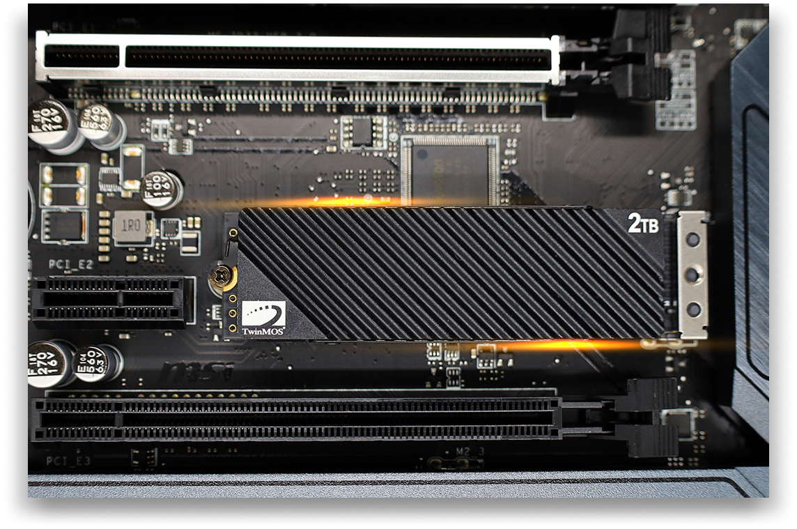 TwinMOS 2TB NVMe Gen4 Okuma 7500MB